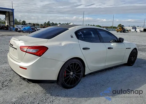 2016 Maserati Ghibli S z USA, uszkodzony, nr VIN ZAM57RTA6G1173547